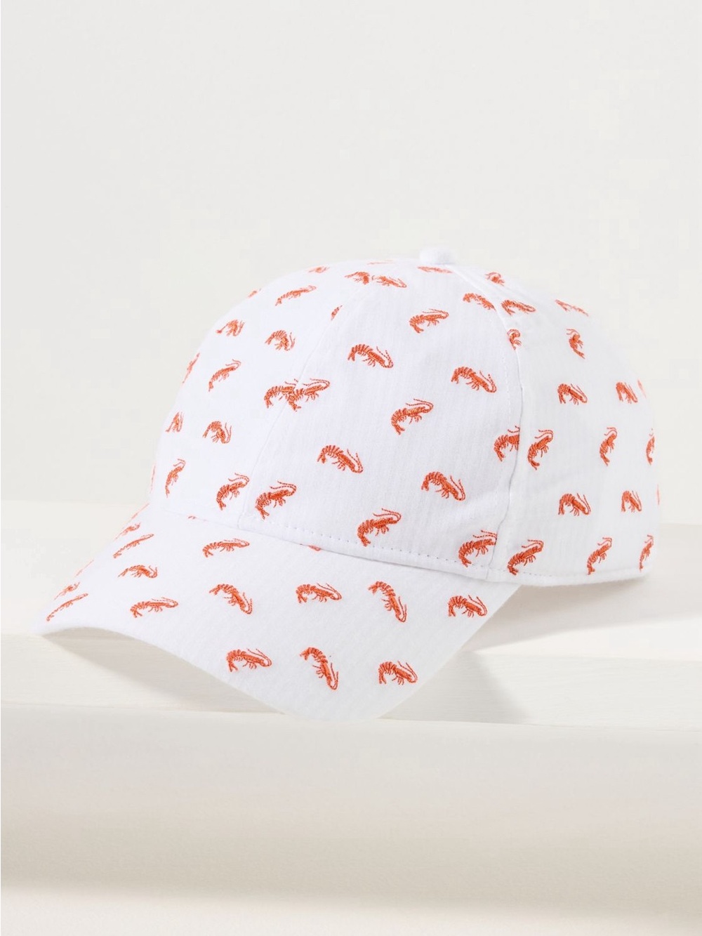 Coney Island Picnic Embroidered Seersucker baseball cap.